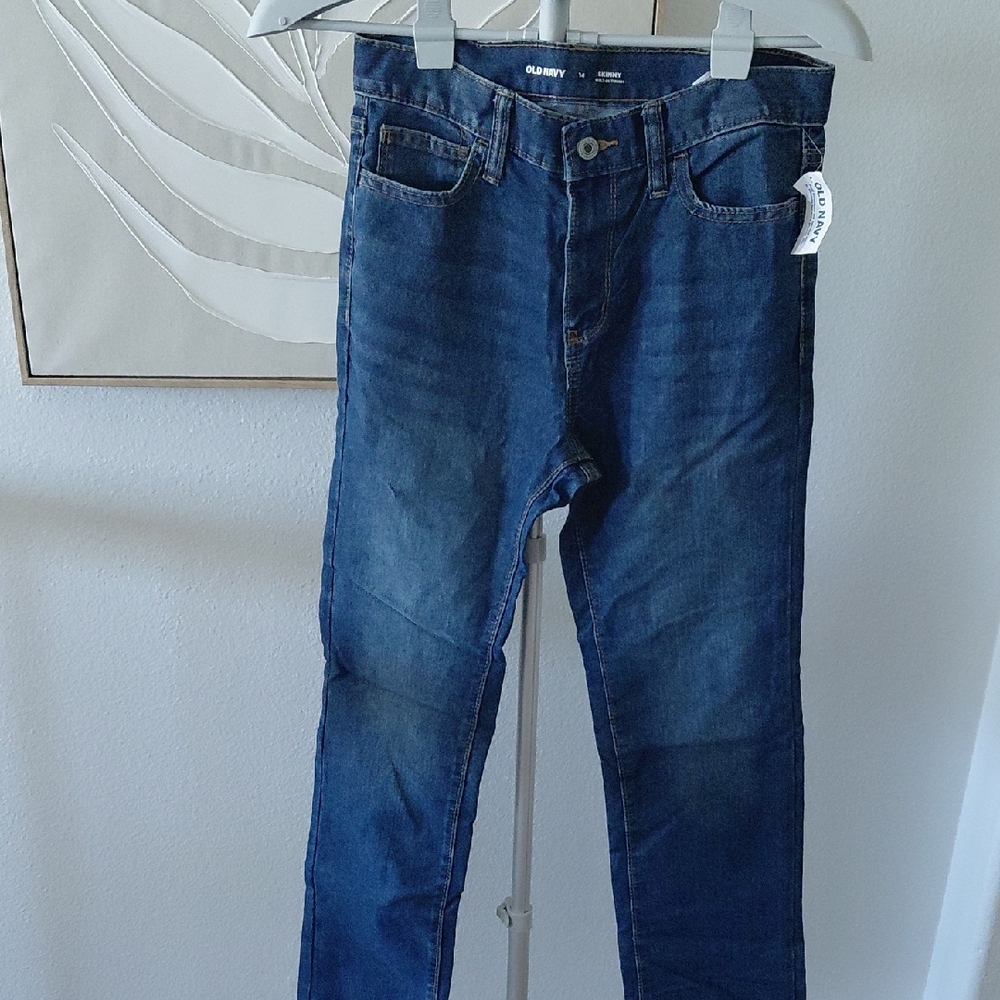 Old Navy Men's Dark Blue Slim Jeans